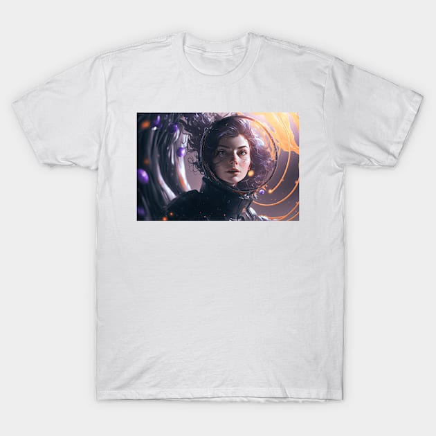 Cosmic girl T-Shirt by ILK87